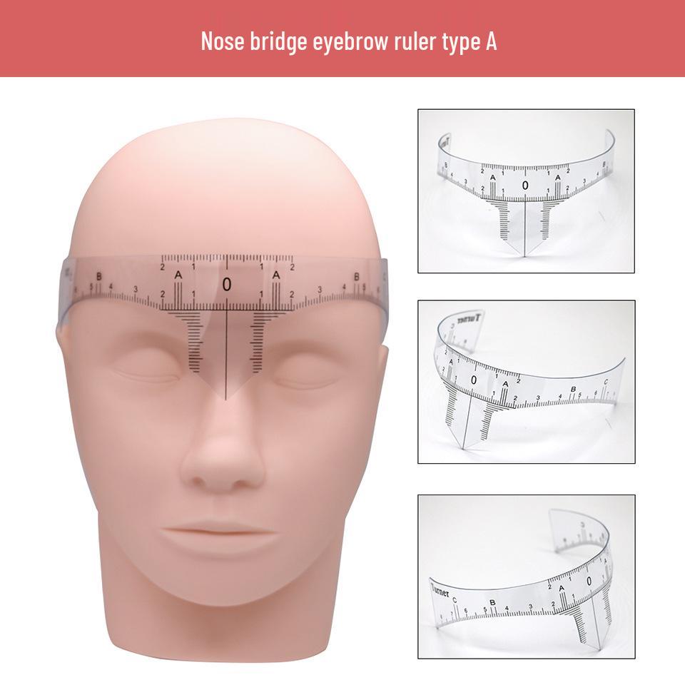 Precision Eyebrow & Nose Positioning Ruler for Symmetrical Makeup