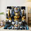 Robotic Warrior Design Blanket Flannel Blanket for Bed, Sofa, Camping, Hiking, Picnic Essentials, Gift for Family Fan Gifts