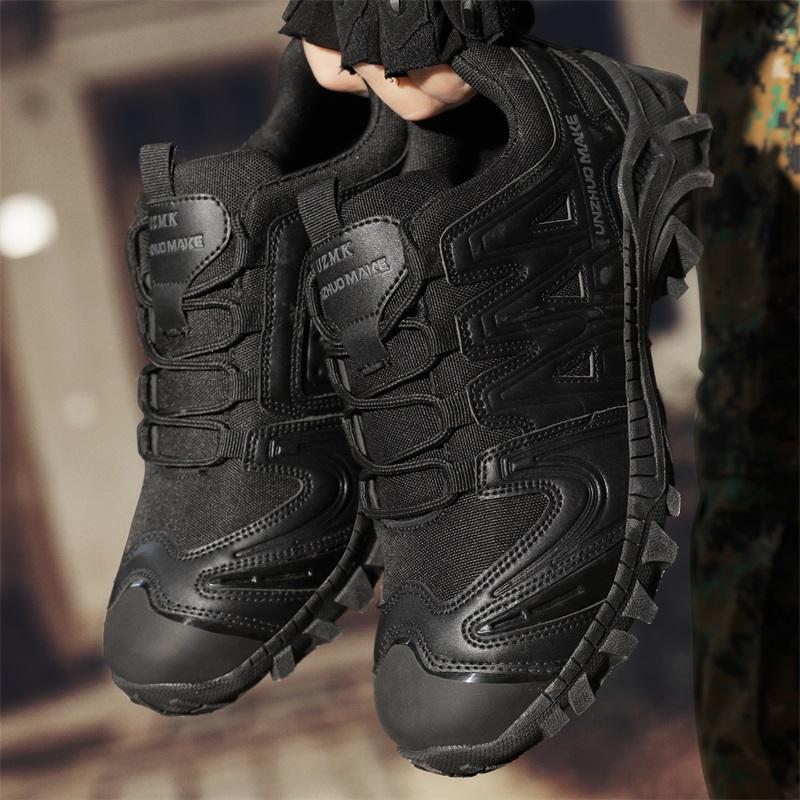 39-46 Men's Hiking Sneakers Professional Tactical Boots Desert Boots Retro Combat Boots