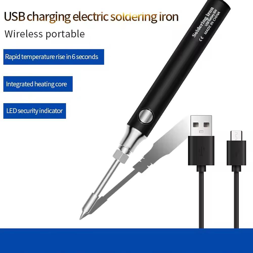 5V USB Soldering Iron Professional Electric Heating Gear Maintenance Adjustable Portable Pen Mini Soldering House Tool Tool S2Y6