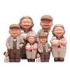 Resin Elderly Couple Statue: Anniversary & Birthday Gift for Home Decor