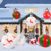 Natale Divertente Esterno Decorativo Atmosfera Ornamento Pendente Palloncino Gonfiabile Casa Festa