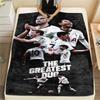 The Spurs Print FlAannel Blanket, High Quality Comfortable for All Seasons, Home Decor, Warmth and Comfort