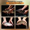 Sicherer Elektrischer Fischschupper Spritzschutz Fischschuppenentferner Küchen-Kokosnussreibe Angelzubehör