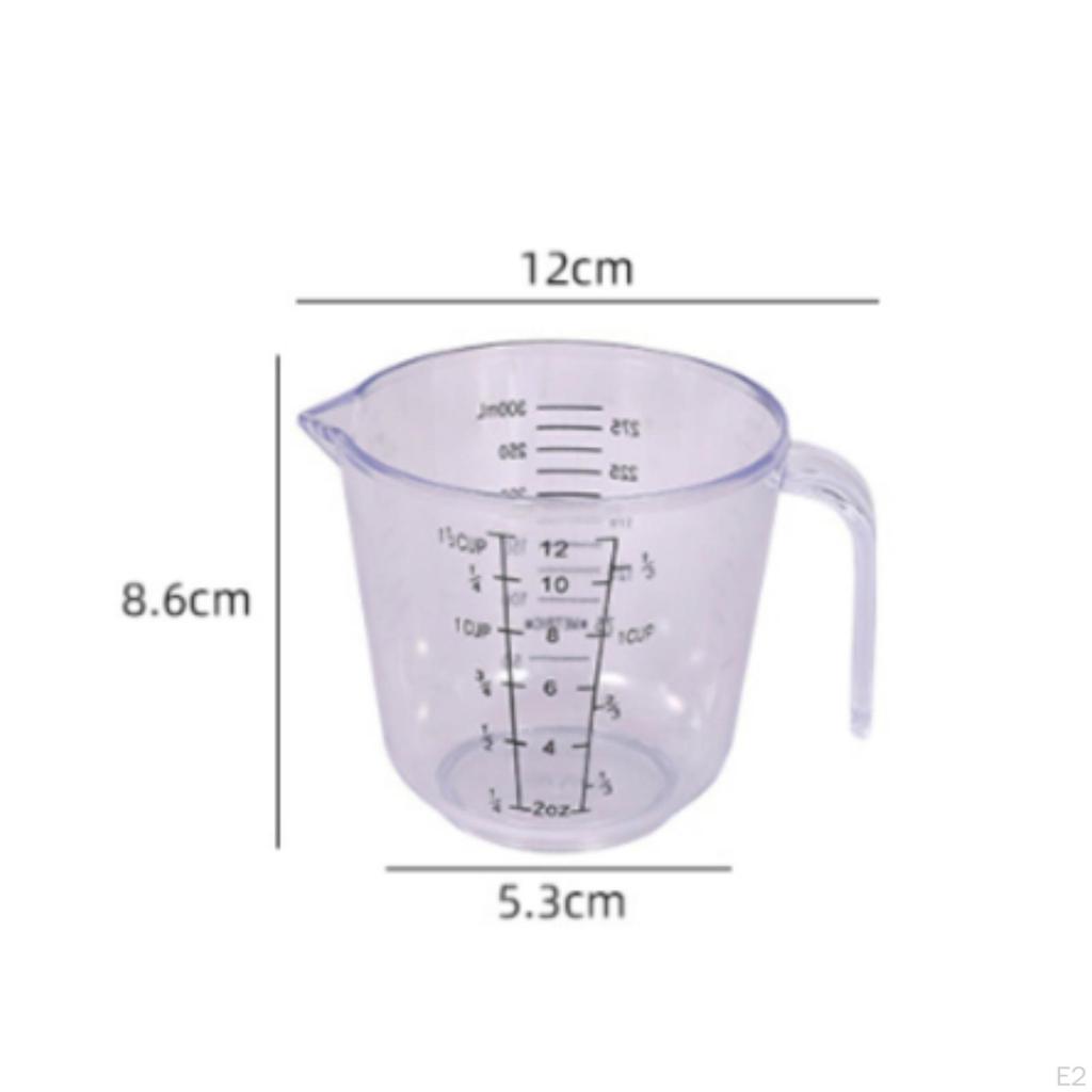 Measuring Cup Printed Markings Liquid Pouring Spout Transparent 150ML