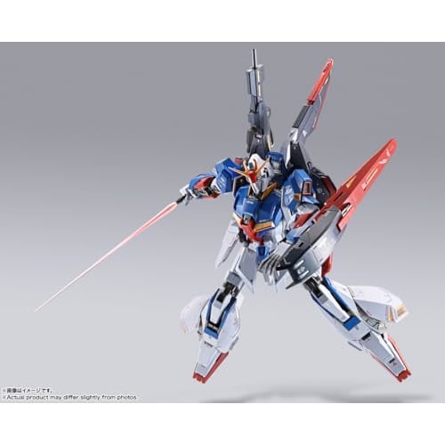 TAMASHII NATIONS METAL BUILD Mobile Suit Z Gundam Zeta Gundam, Approximately 190mm, PVC, ABS, and Die-cast Painted Action Figure