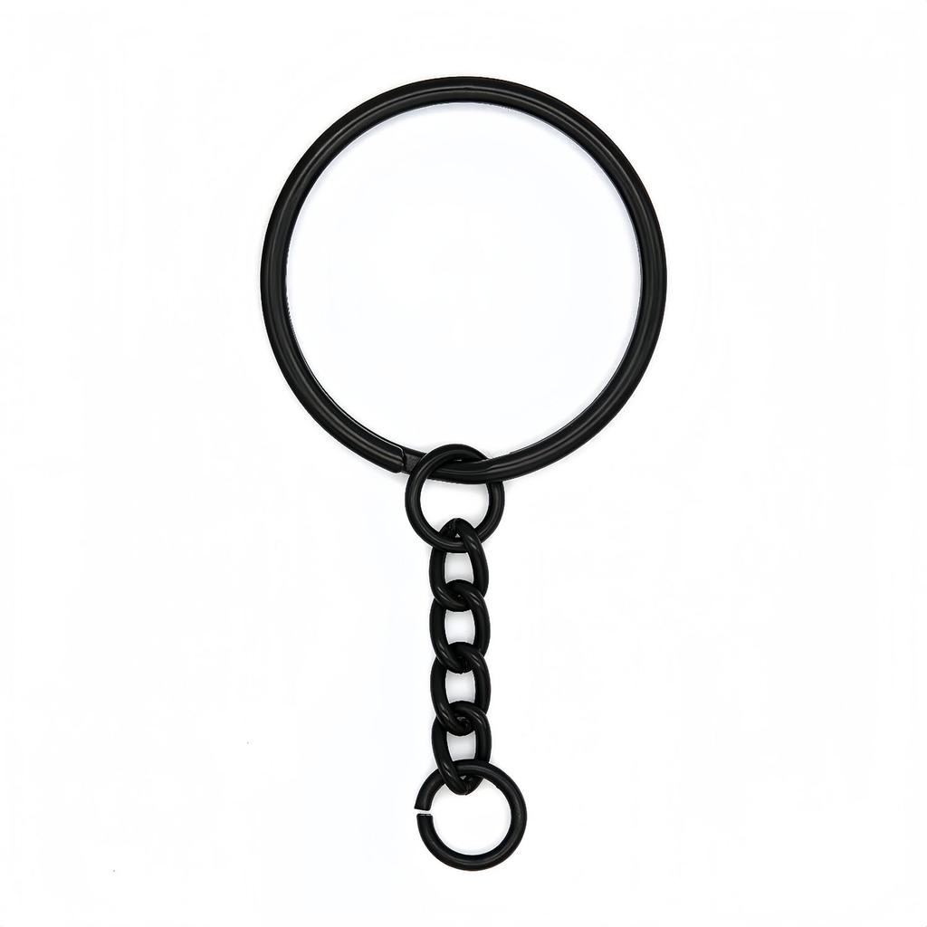 5Pcs Key Ring Key Chain Round Split Keyfob Keyrings With Jump Ring for Keychain Pendants DIY Jewelry Making Accessories