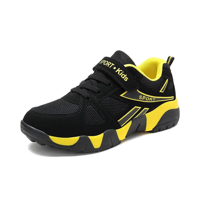 Boys Shoes 6-12 Years Old Children's Sports Shoes Spring and Autumn Breathable Wear-resistant Non-slip Middle and Older Children's Running Tide Shoes
