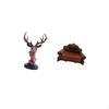 Deer Head Ornament Sofa Couch Figurine Craft Animal Statue Chair Model Home Decor Decorative
