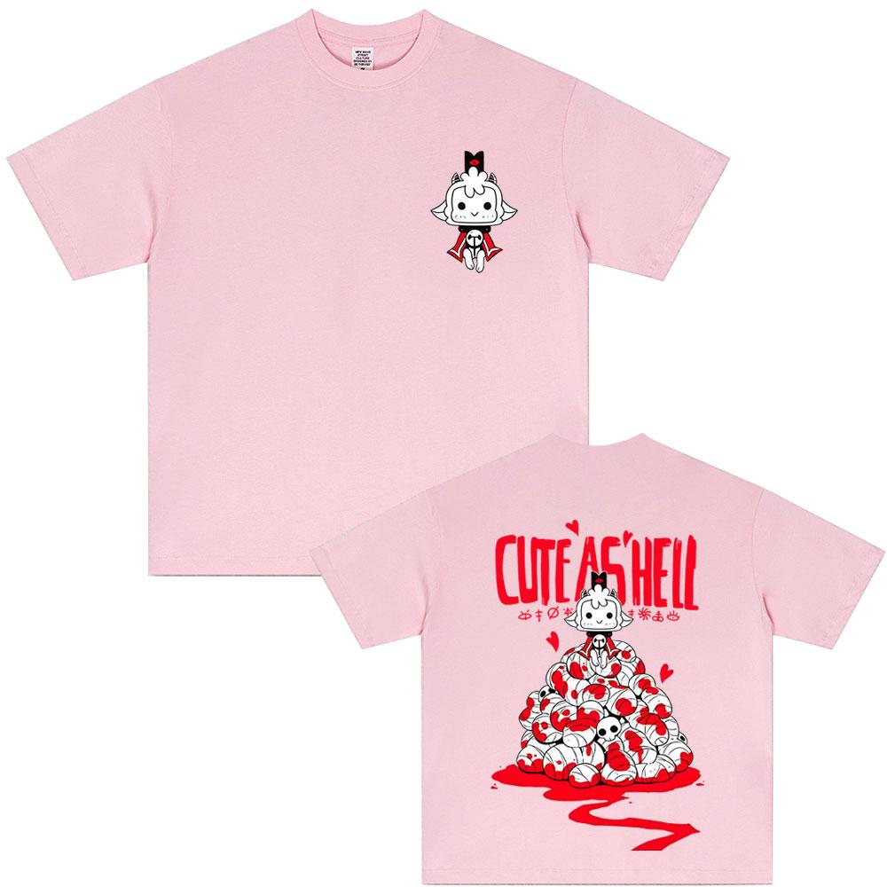 Game Cult of The Lamb Graphic Tshirt Unisex Women Otaku Lover Short Sleeve Tshirts Unisex Casual High Quality Soft Cotton Tshirt