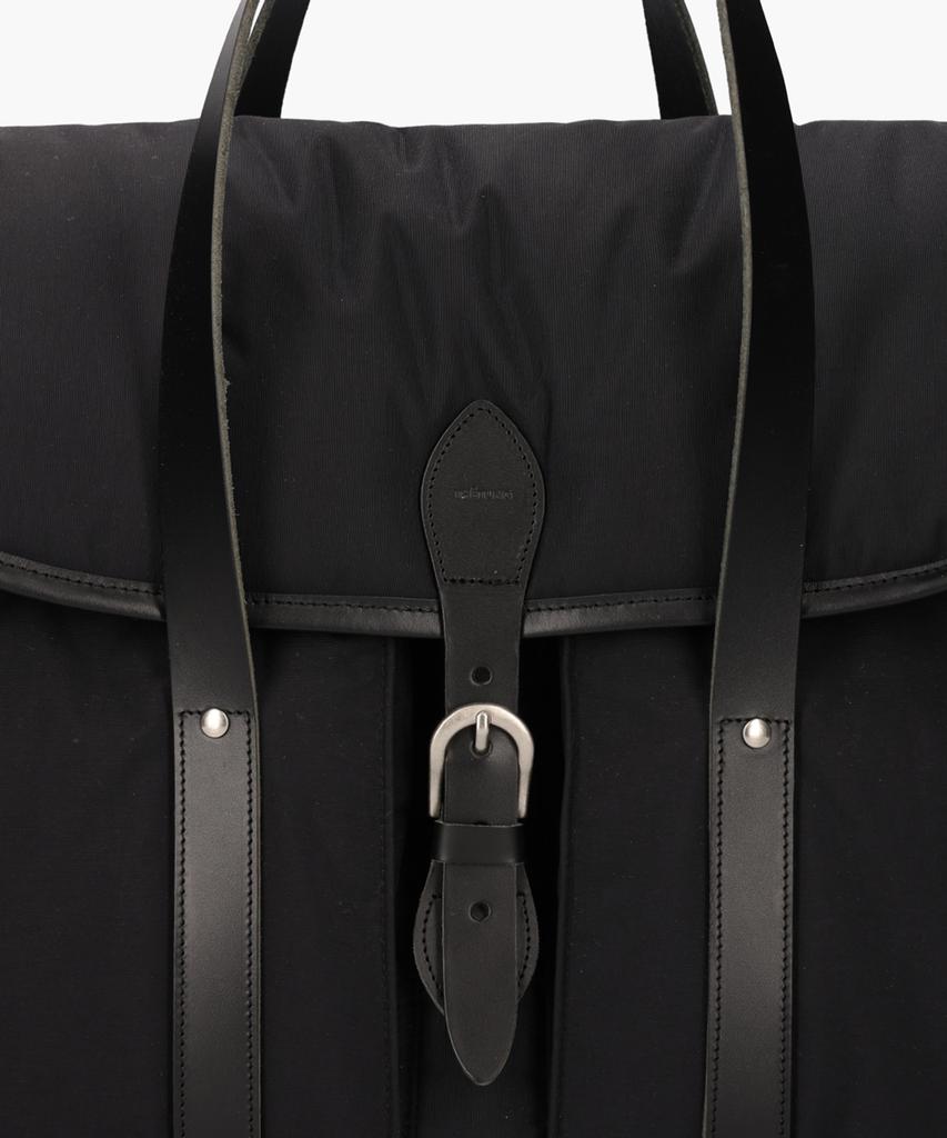 Thetung [Japanese Material_Ieum] Premium Leather Trim Business Tote Bag [Black]