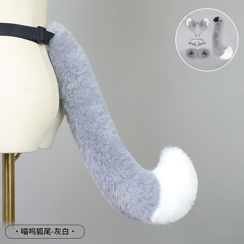 Handmade Japanese Beast Ear Headband Cute Plush Cat Ears Lolita Headdress Fox Ear Accessories Cat Ear Headband