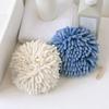 Chenille Hand Towel with Hanging Strap Highly Water Absorbent Soft Superfine Fiber Thickened Reusable Kitchen Bathroom Cleaning Wipe Towel
