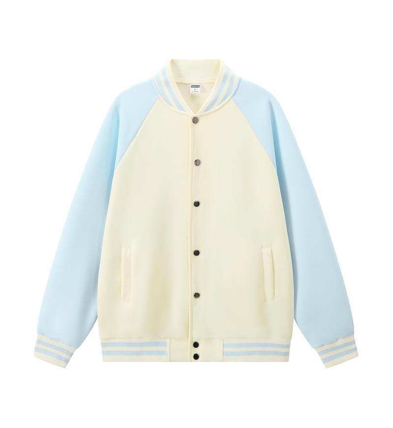 Autumn Winter Trendy Unisex Baseball Jacket: Japanese Style Loose Drop Shoulder Hoodie Cardigan