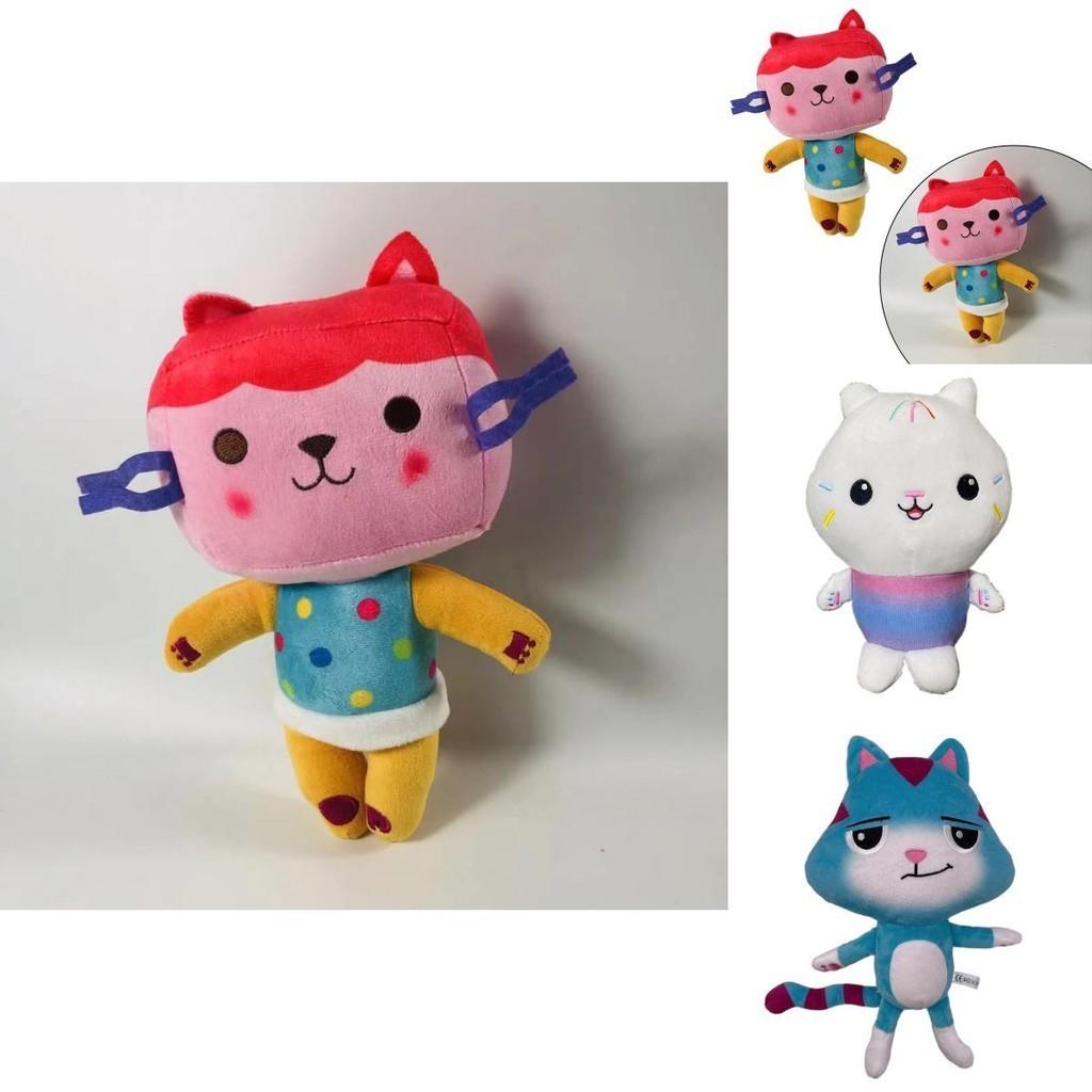 Adorable Gabby Dollhouse Plush Toy Mercat Cartoon Stuffed Animal Mermaid Cat Plushie Doll