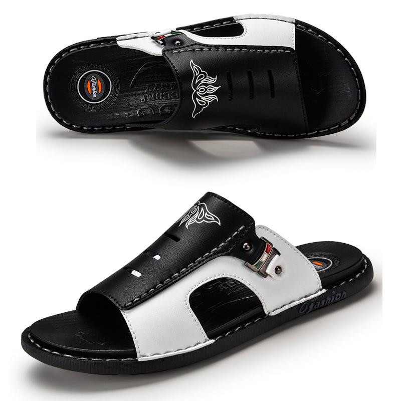 Sommer Herrenschuhe Sandalen Original Bequeme Slipper Lässige Sandale Modeschuhe Herren Hausschuhe Chaussure Homme Größe 38-46