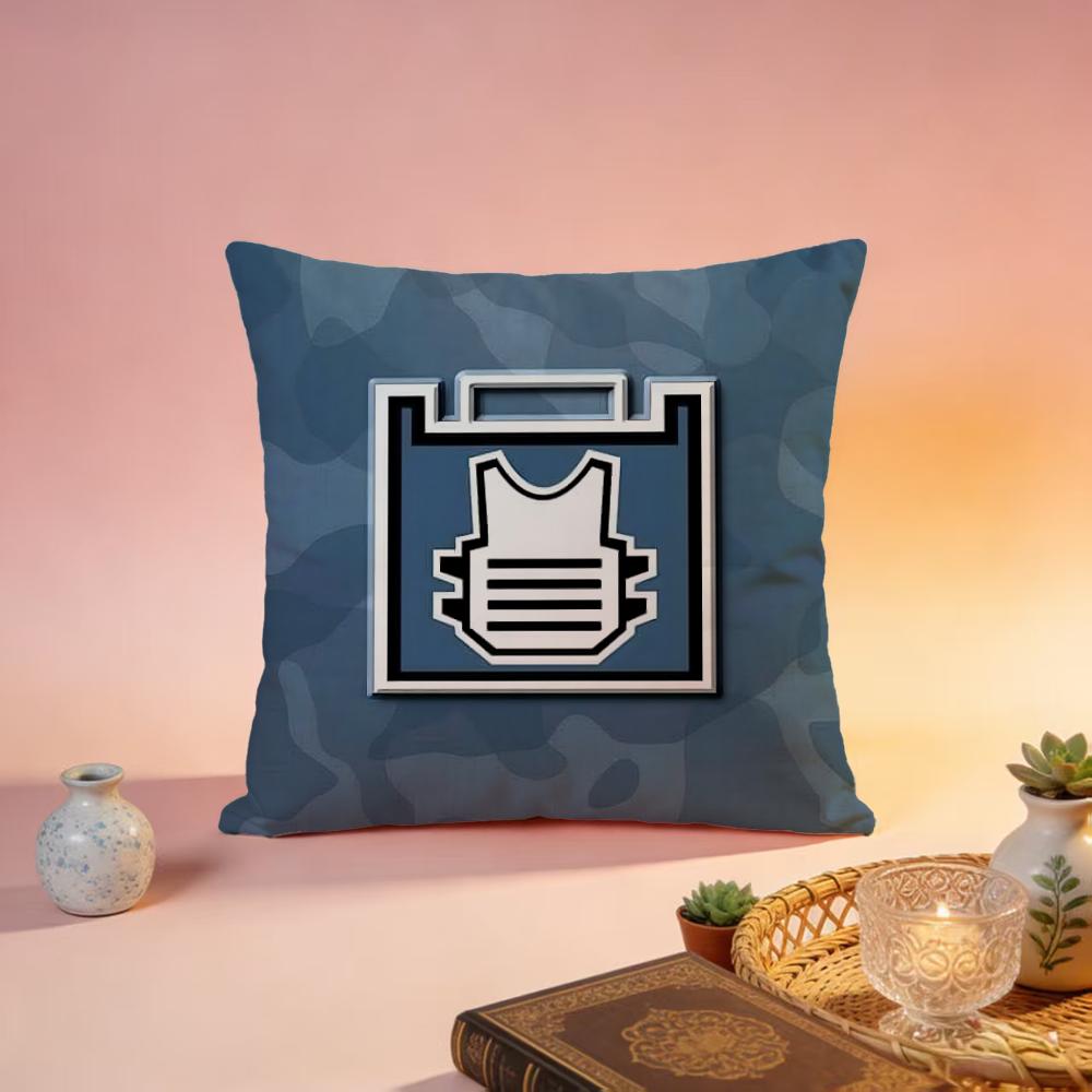 TTom Clancys Rainbow Six Siegeful Cushion Cover Premium SkinFriendly Pillow Case MultiPurpose for Home Office Travel