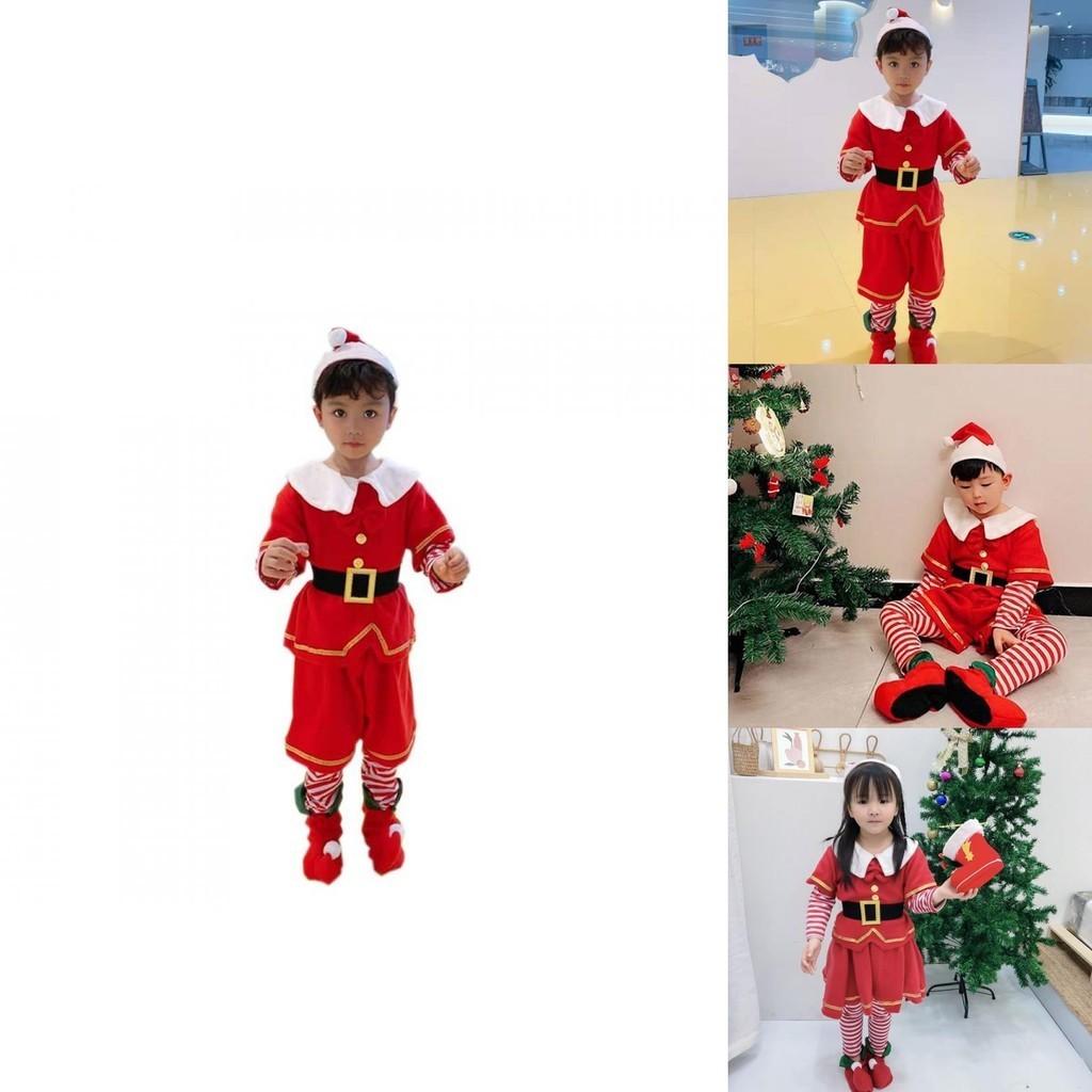 Magical Kids Christmas Tree Costumes Comfortable Girls Dress With Festive Hat