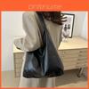 Stylish Retro Tote Shoulder Bag For Women In Black Brown And Coffee Colors