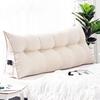 Headboard Triangular Pillow Back Support Headboard Cushion with Side Pocket Daybed Bolster Cushion with Removable Cover