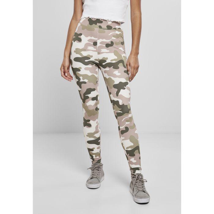 Legging femme - Urban Classics - Camo tech - Taille haute - Confort ajusté - Motif camouflage