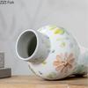 Colorful Flower Patterns Ceramic Vase Potted Plant Table Decoration Flowers Arrangement Floral Vases Room Aesthetic Decor
