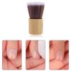 1 Stück Bambus-Nagelbürsten, Nail Art, Pediküre, weich, zum Entfernen von Staub, Reinigungsfeile, Werkzeugset für Maniküre, Nägel, Zubehör und Werkzeuge