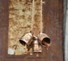 Small Metal Cow Bells 2 Inch Rustic Gold Set of 10 Handmade Jingle Bells for Crafts, Wind Chimes, Christmas Ornaments, Boho Home Decor