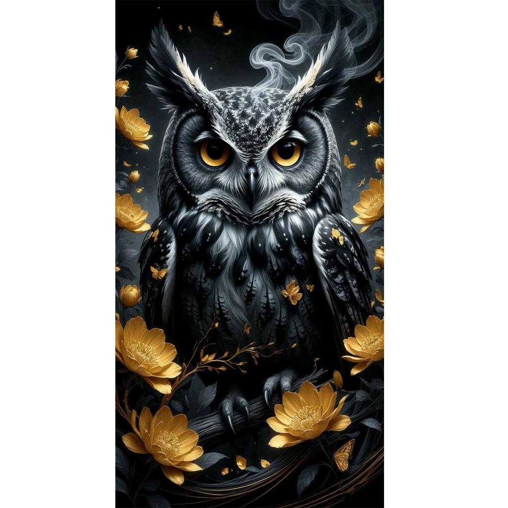 Large Size Mosaic DIY Full Diamond Painting Kits Art Giraffe Owl Leopard Picture Embroidery Cross Stitch Rhinestones