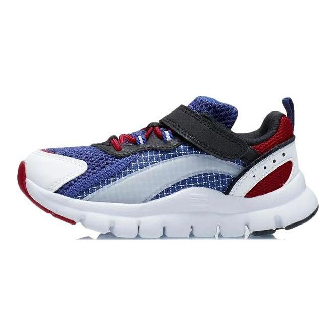 Li Ning Kids Aurora Wind V2 Shock Absorption Rebound Low Top Sports Casual Shoes Kids Sneakers Blue Red Black YKNR096-3