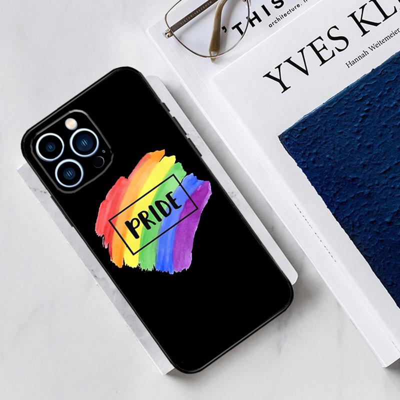 Heart Rainbow Gay Pride LGBT Case For iPhone 17 Air 15 14 11 16 Pro Max 12 13 Mini 15 16 Plus 16e Funda Silicone Cover
