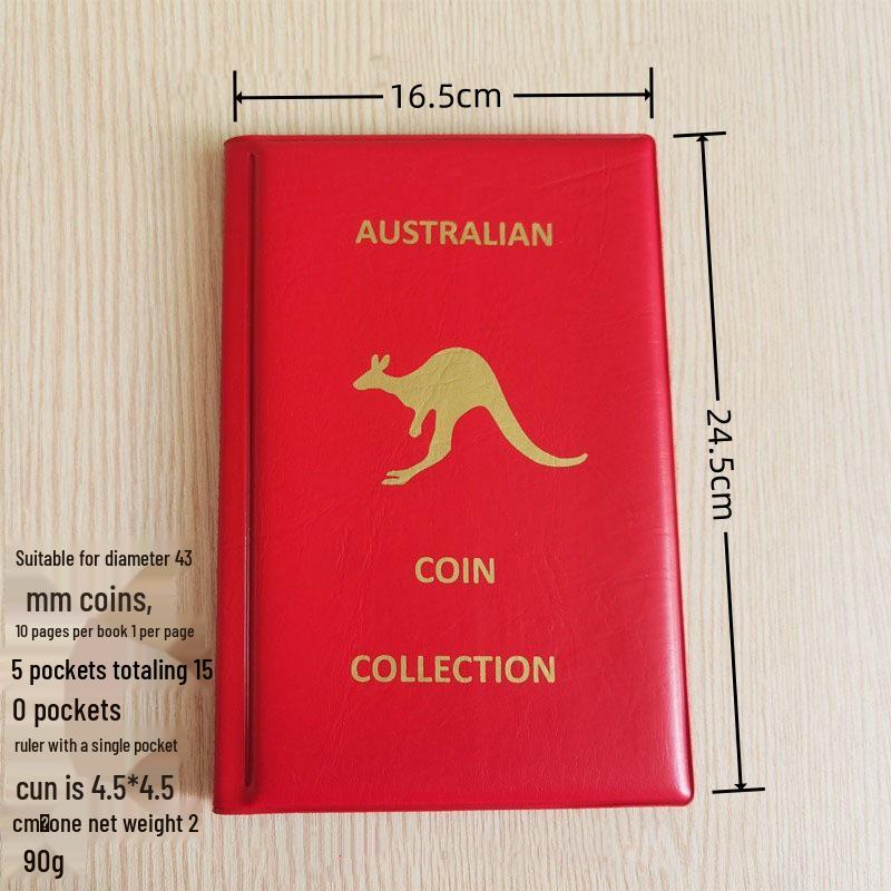Cross-Border Coin, Medal & Philately Collection Album with Hard-Shell, Transparent Storage for Silver Dollars & Banknotes