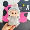 For  Labubu Clothing  Pendant Labubu Wearing Hollow Knitted Dress Hat Stylish Cute Set Gift No Dolls
