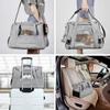 Portable Portable Cat Bag for Outdoor Use, Transparent, Breathable, Foldable Pet Bag That Can Be Diagonally Crossed, Car Cat and Dog Bag