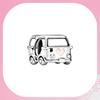 Auto Elettrica Camper Van Scooter Rosa Bicicletta Jeep Moto Ciondoli Perline Adatti a Braccialetti Originali Accessori Gioielli Fai da Te