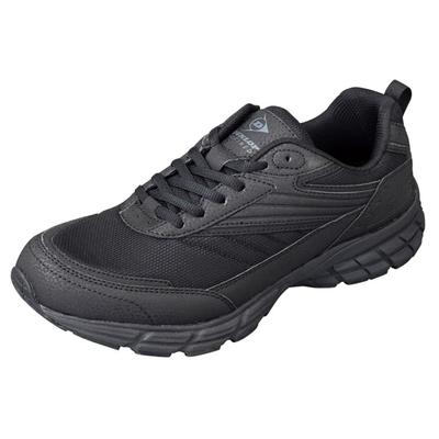 Pastaigas apavi 4e Skriešanas kedas ar rāvējslēdzēju DM2020 Melnas cm 4E [Dunlop Refined] Vīriešu 24,5