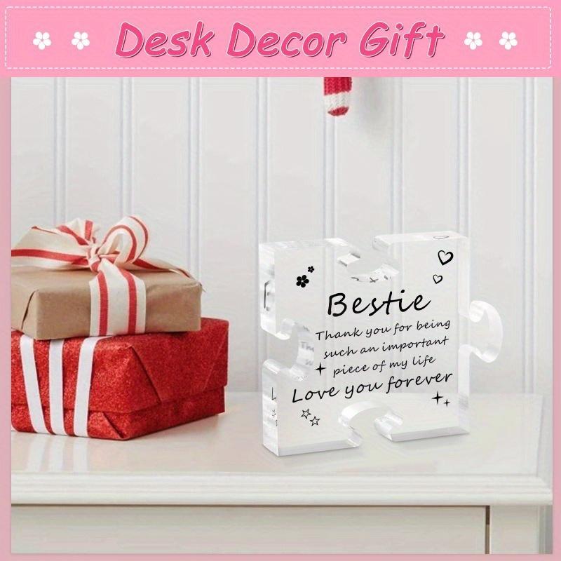 Bestie Friendship Puzzle - Heartfelt Acrylic Gift for BFFs & Sisters