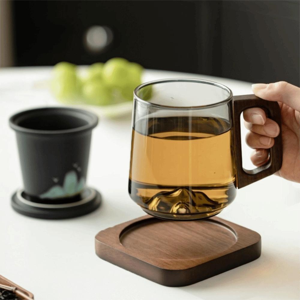 Internal Mountain Protrusion Water Drinking Cup Large Capacity Tea Cup Household Glass Cup  Gift