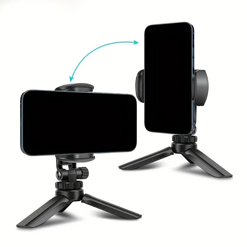 Foldable Phone Tripod Desktop Handheld Stabilizer Selfie Live Streaming Portable Phone Holder Stand