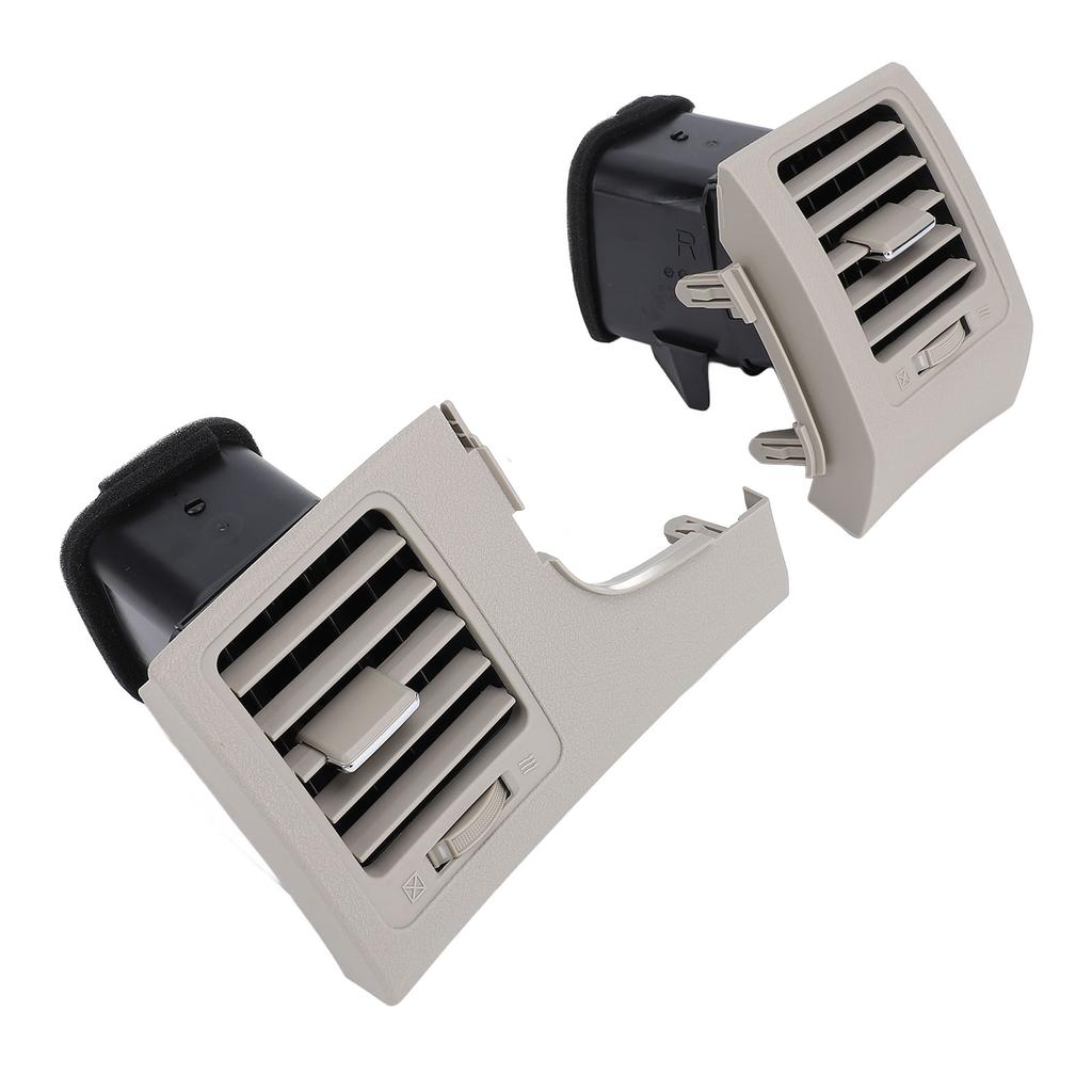 2Pcs Dashboard Air Conditioning Vent Outlet Left Hand Drive Driver Passenger Side Enhanced Airflow