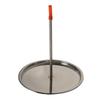 With Round Base Tray Barbecue Grilling Rack Stainless Steel Chicken Roasting Rack  Meats
