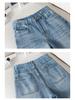 Full Sky Diamond Rhinestone Wide Leg Sparkle High Waist Slimming Jeans
