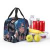 Sexy Cute Rem Anime Insulated Lunch Bag for Women Kids Portable Food Boxes Thermal Lunch Box Tote