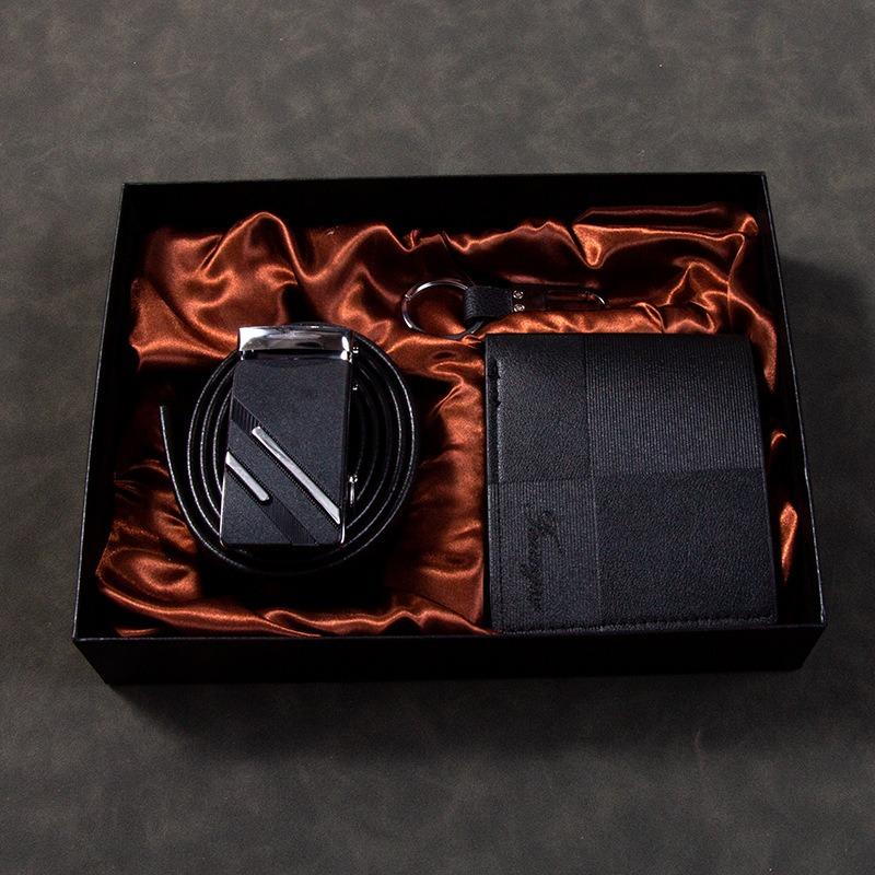 Valentine's Day Business Gift Set Men's Watch Sunglasses Belt Wallet Christmas Gift Set Quartz Watch Set for Men