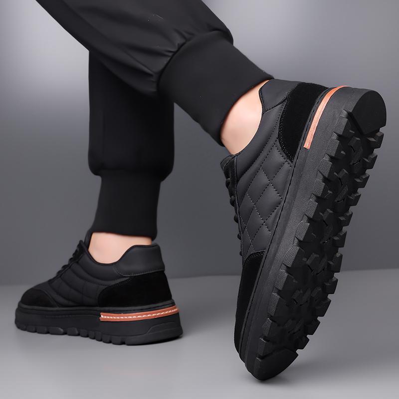 2024 High-End Marke Herren Oxford Schuhe Hochwertiges Leder Freizeitschuhe Dick besohlt Höhenerhöhend Herren Business Schuhe