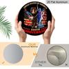 2D Flat Retro Aluminum Wall Decals In Various Sizes. Independence Day Theme, Featuring A 250th Anniversary Bald Eagle and Flag Design. Ideal for Home