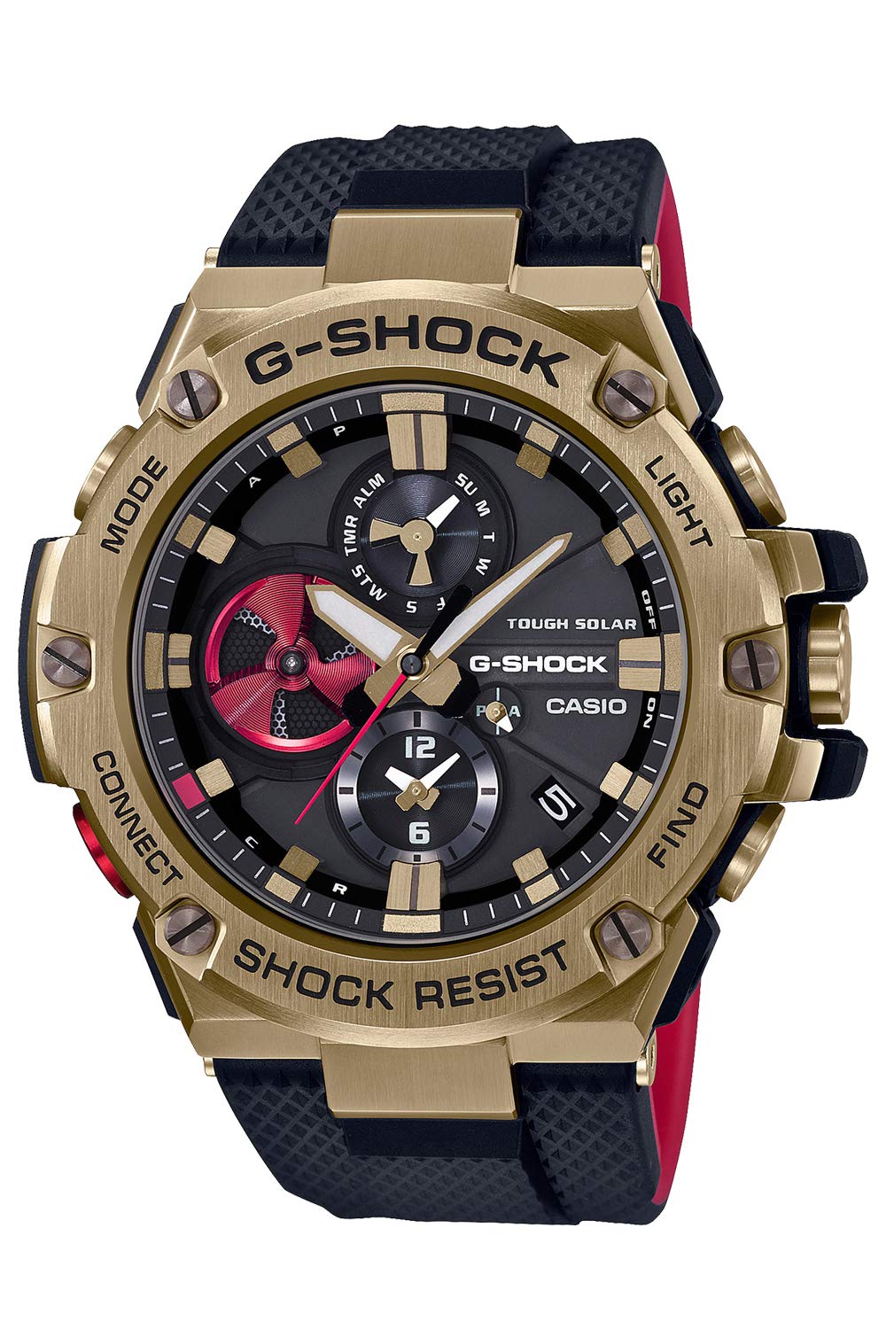 

Casio Smartphone Link Rui Hachimura Signature Model Black Watch G-Shock GST-B100RH-1AJR Men s