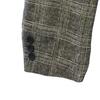 Durban Made In Japan Check Linen Wool Blend Tailored Jacket Gray Men's Used