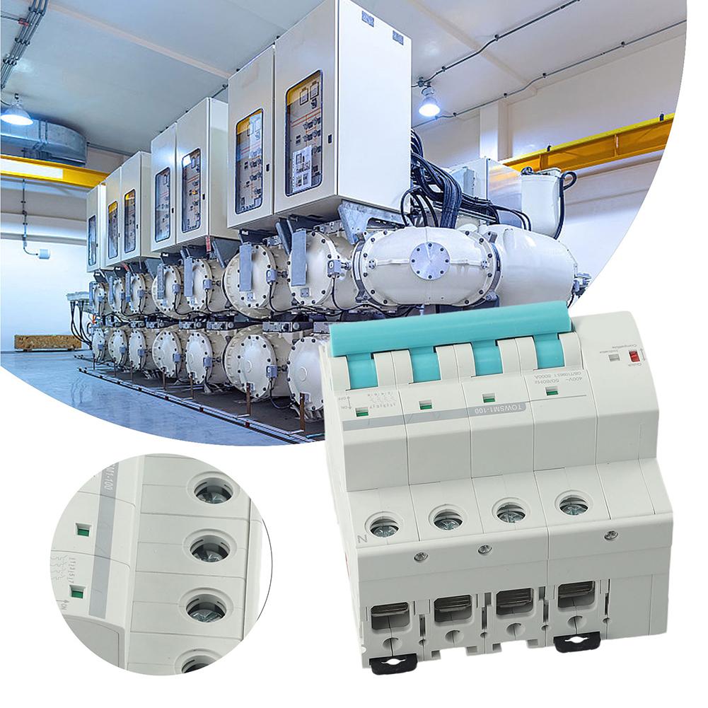 For Tuya Smart Remote Control Din Rail Circuit Breaker 100A For MCB with Overload and Short Circuit Protections