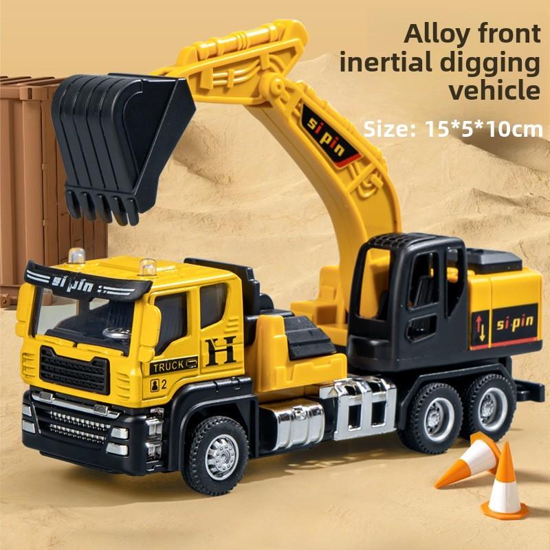 Vehicle Construction Alloy Model Inertia Drive Toy Play Hand Eye Coordination
